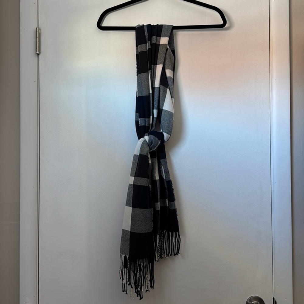 Plush Plaid Scarf